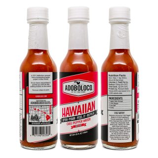 1 Bottle of Adoboloco Hawaiian Chili Pepper Water Hot Sauce