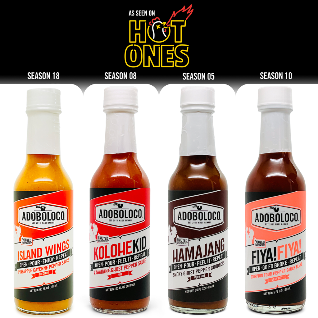 Hot Sauce Gift Set Build Your Own 3 Pack Adoboloco Maui Hawaii