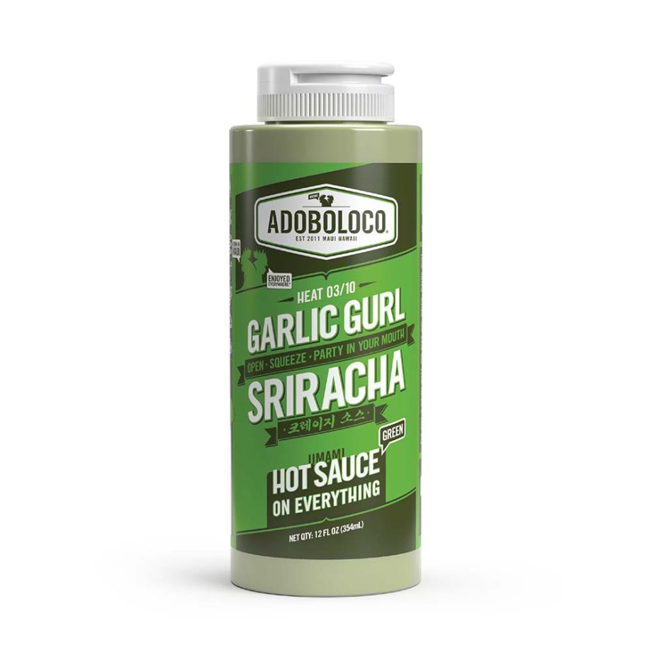 Garlic Gurl Green Sriracha – The Irresistible Sauce for Garlic Lovers! - HEAT 03/10