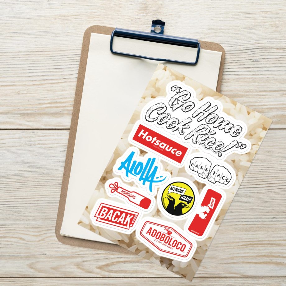 Go Home, Cook Rice! - Sticker sheet