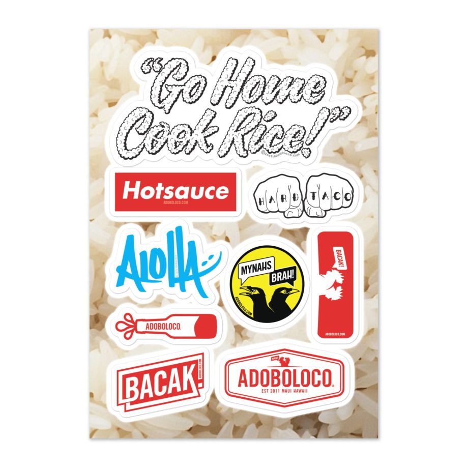 Go Home, Cook Rice! - Sticker sheet